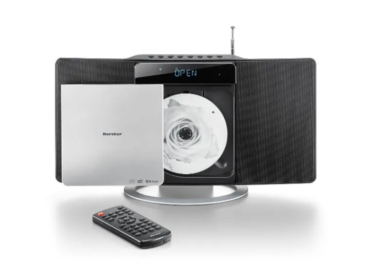 Karcher MC 6580D vertikale Kompaktanlage mit CD Player, UKW / DAB+ Radio & USB