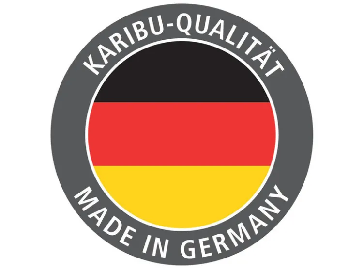 Karibu Gartenhaus »Trundholm 2«, Flachdach, inklusive Schleppdach und Doppelflügeltür