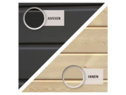 Karibu Hochbeet »Lyss«, aus Holz, mit Folie