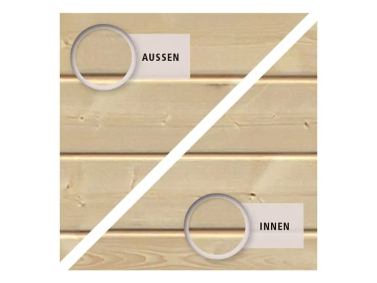Karibu Hochbeet »Lyss«, aus Holz, mit Folie