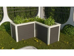 Karibu Hochbeet »Lyss«, aus Holz, mit Folie