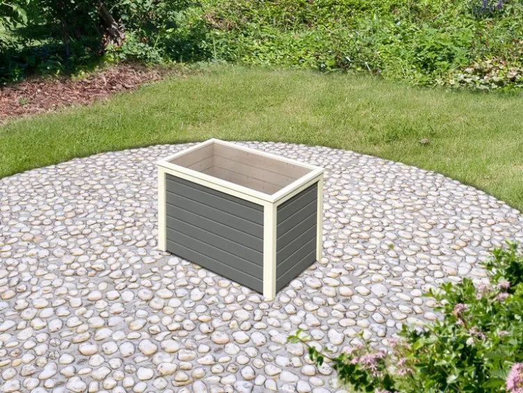 Karibu Hochbeet »Lyss«, aus Holz, mit Folie