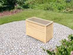 Karibu Hochbeet »Lyss«, aus Holz, mit Folie