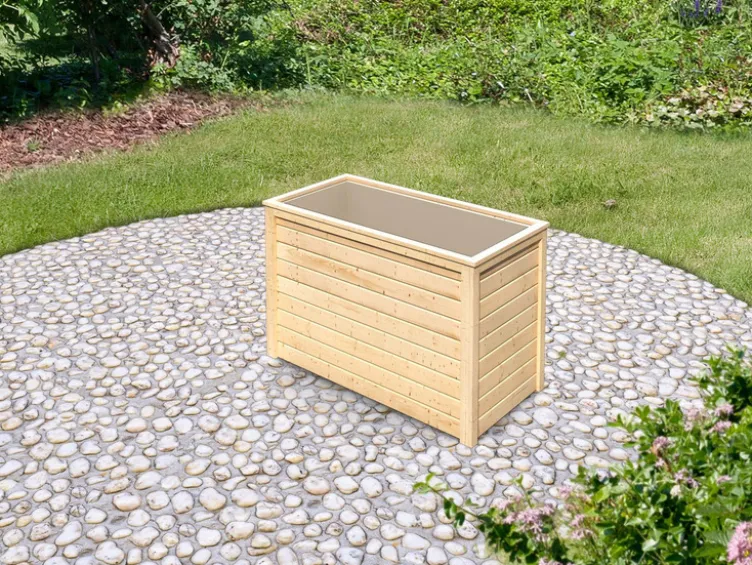 Karibu Hochbeet »Lyss«, aus Holz, mit Folie
