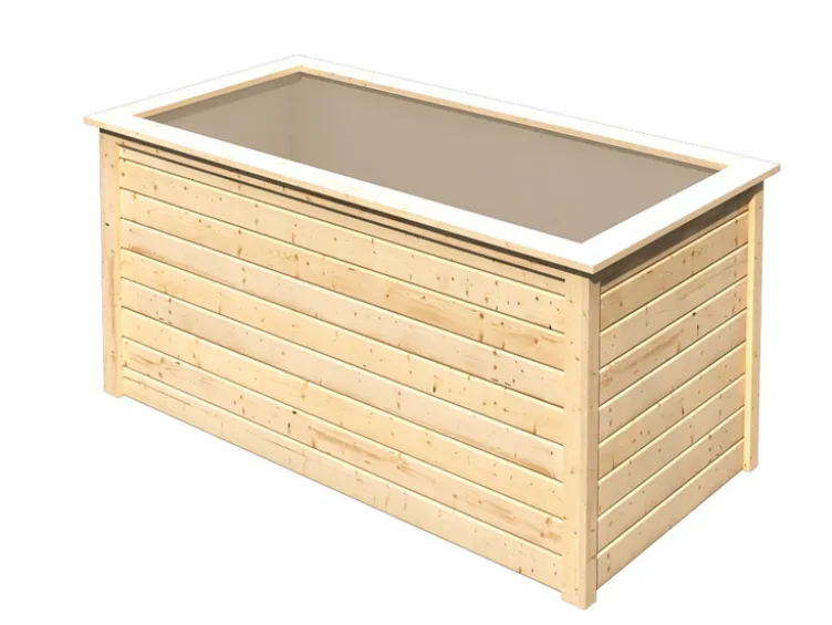 Karibu Hochbeet »Lyss«, aus Holz, mit Folie