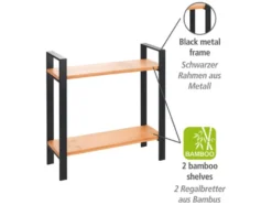 Küchenregal »Lou«, mit 2 Ablagen