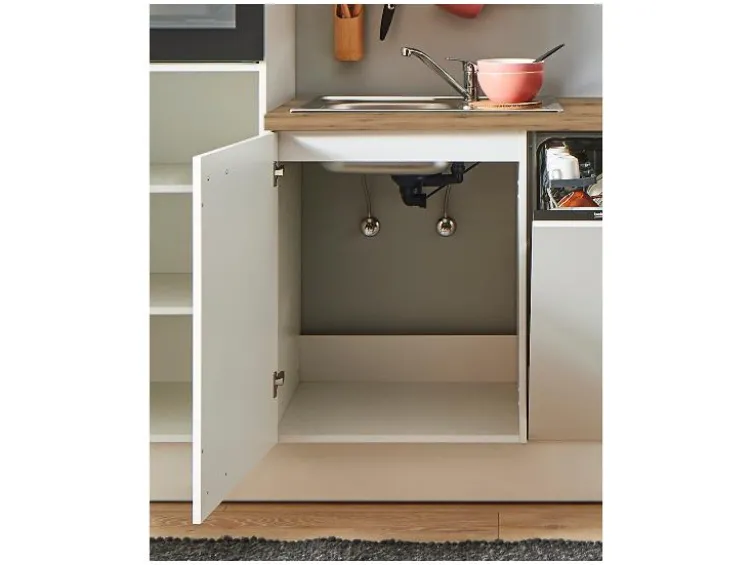 Küchenzeile, 270/280 cm, mit Elektrogeräten