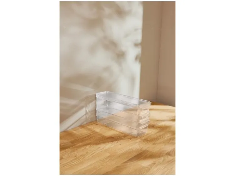 Kühlschrank-Organizer mit Deckel, 3er Set, 2 L