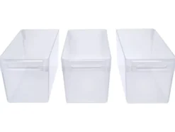 Kühlschrank-Organizer ohne Deckel, 3er Set, 5 L