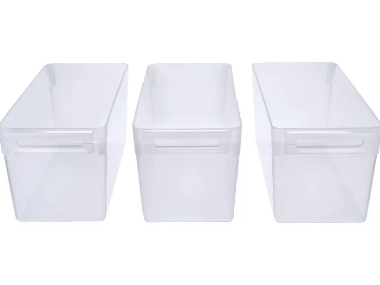 Kühlschrank-Organizer ohne Deckel, 3er Set, 5 L