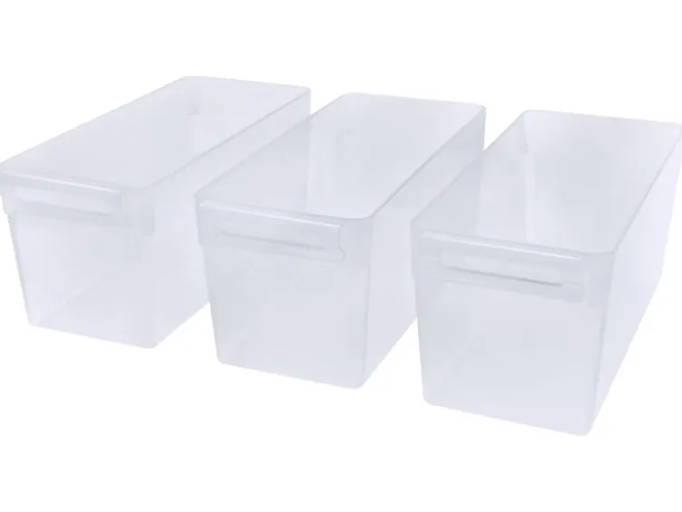 Kühlschrank-Organizer ohne Deckel, 3er Set, 5 L