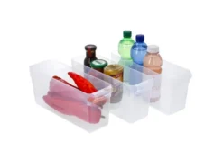 Kühlschrank-Organizer ohne Deckel, 3er Set, 3,4 L