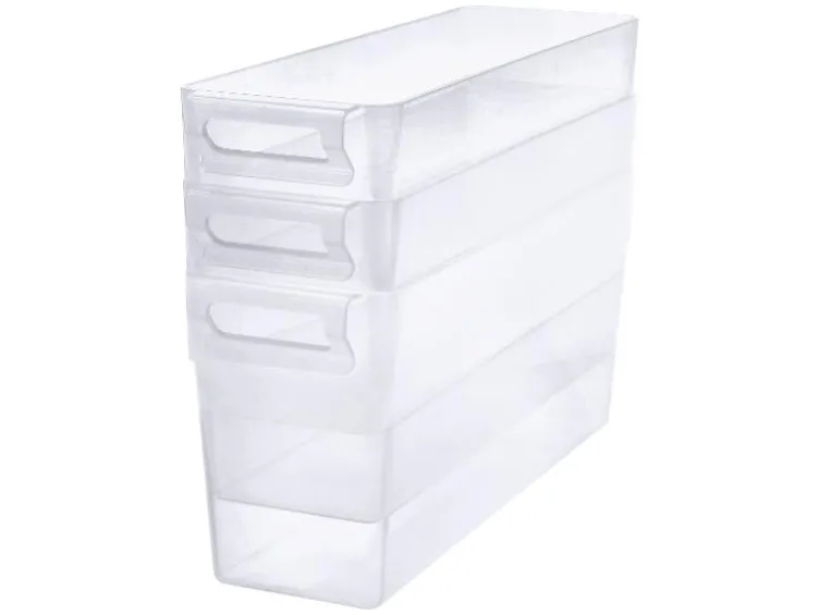 Kühlschrank-Organizer ohne Deckel, 3er Set, 3,4 L