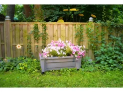 KHW Calypso Pflanzkasten mit Bewässerungssystem, B 79 x T 35 x H 33 cm