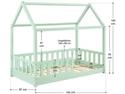 Kinderbett »Marli«, im skandinavischen Design