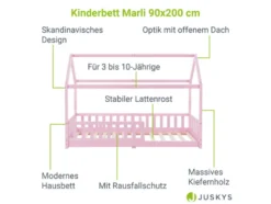 Kinderbett »Marli«, im skandinavischen Design