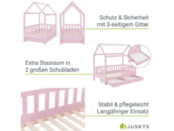 Kinderbett »Marli«, im skandinavischen Design