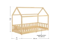 Kinderbett »Marli«, im skandinavischen Design