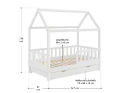 Kinderbett »Marli«, im skandinavischen Design