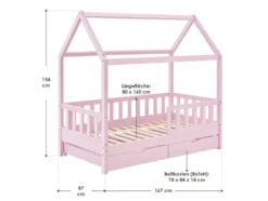 Kinderbett »Marli«, im skandinavischen Design