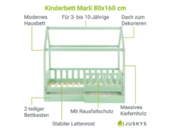 Kinderbett »Marli«, im skandinavischen Design