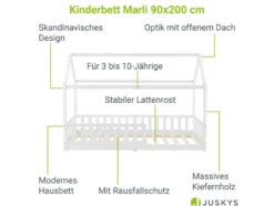 Kinderbett »Marli«, im skandinavischen Design