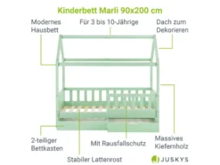 Kinderbett »Marli«, im skandinavischen Design