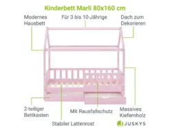 Kinderbett »Marli«, im skandinavischen Design