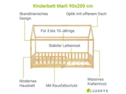 Kinderbett »Marli«, im skandinavischen Design