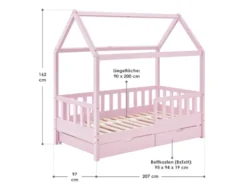 Kinderbett »Marli«, im skandinavischen Design
