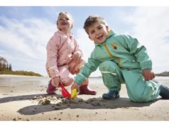 Kinder Blinkregenstiefel mit weichem Warmfutter