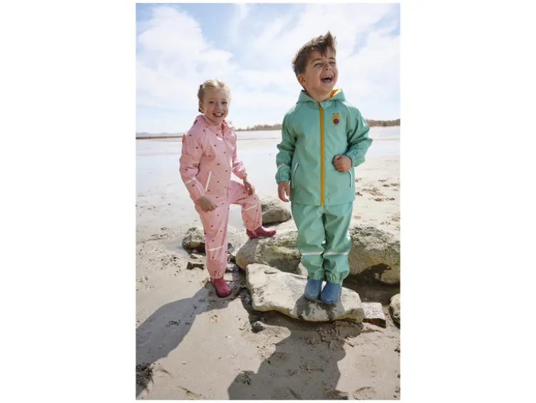 Kinder Blinkregenstiefel mit weichem Warmfutter