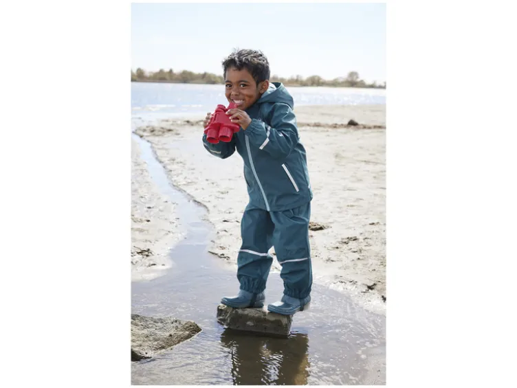 Kinder Blinkregenstiefel mit weichem Warmfutter