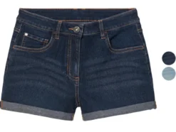 Kinder Jeansshorts in Krempeloptik