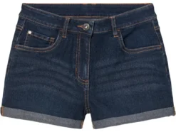 Kinder Jeansshorts in Krempeloptik