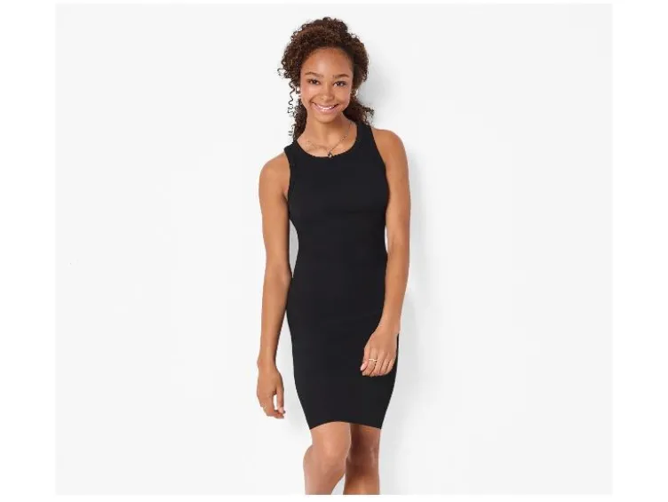 Kinder Kleid, gerippt
