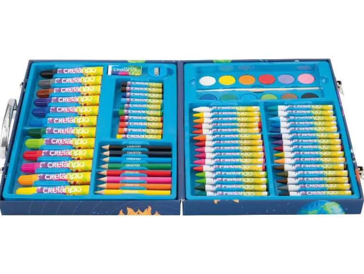 Kinder-Malkoffer, 76-teilig