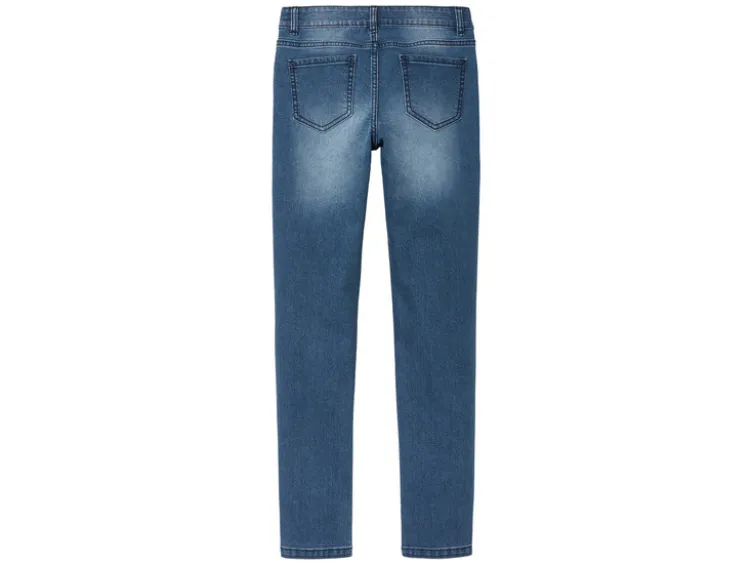 Kinder Mädchen Jeans, Skinny Fit, normale Leibhöhe
