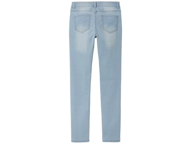 Kinder Mädchen Jeans, Skinny Fit, normale Leibhöhe