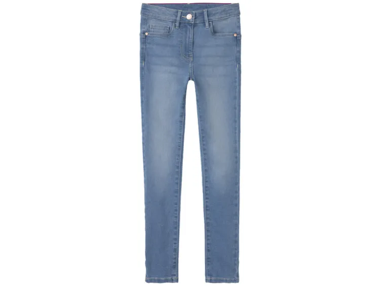 Kinder Mädchen Jeans, Super Skinny Fit, mit hoher Leibhöhe