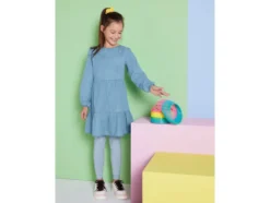Kinder Mädchen Leggings, 2 Stück, hoher Baumwollanteil