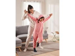 Kinder Mädchen Overall mit Kapuze