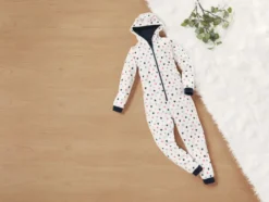 Kinder Mädchen Overall mit Kapuze