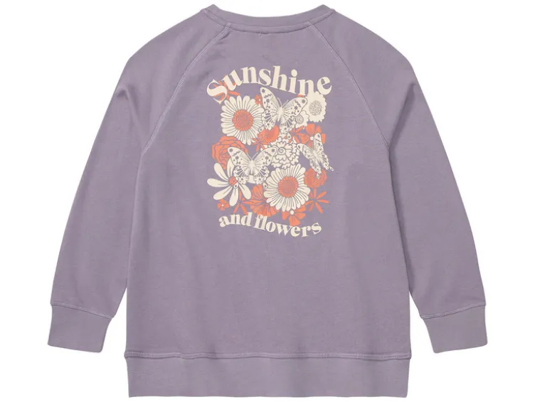 Kinder Mädchen Sweatpullover, hoher Bio-Baumwollanteil
