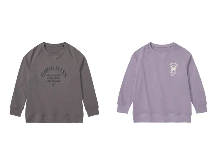 Kinder Mädchen Sweatpullover, hoher Bio-Baumwollanteil