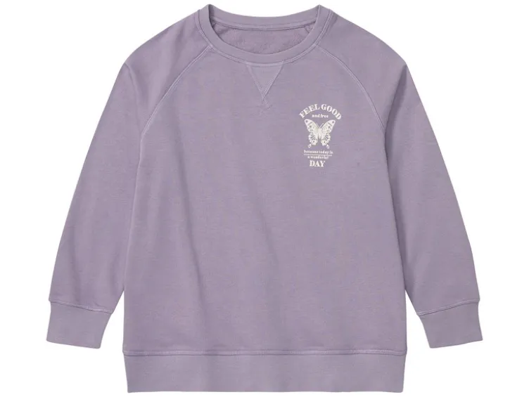Kinder Mädchen Sweatpullover, hoher Bio-Baumwollanteil