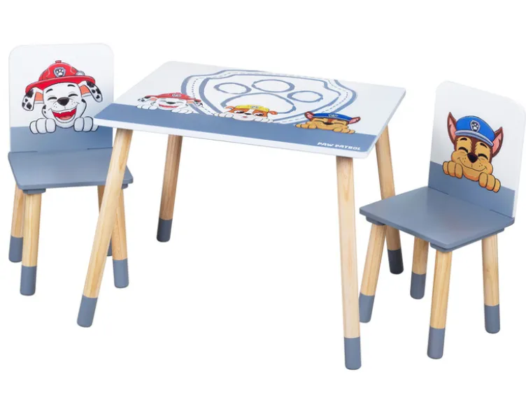 Kindersitzgruppe »Paw Patrol«, mit Tisch und zwei Stühlen