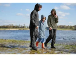 Kinder Thermo-Regenjacke, mit Teddyfutter