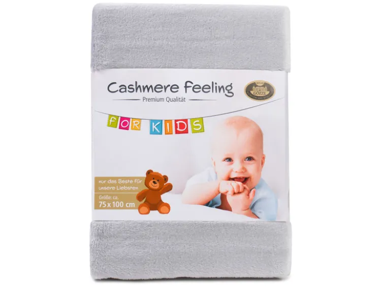 Kinder- und Baby-Kuscheldecke, Cashmere Feeling