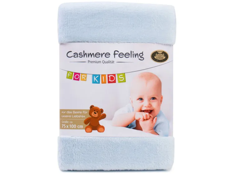 Kinder- und Baby-Kuscheldecke, Cashmere Feeling